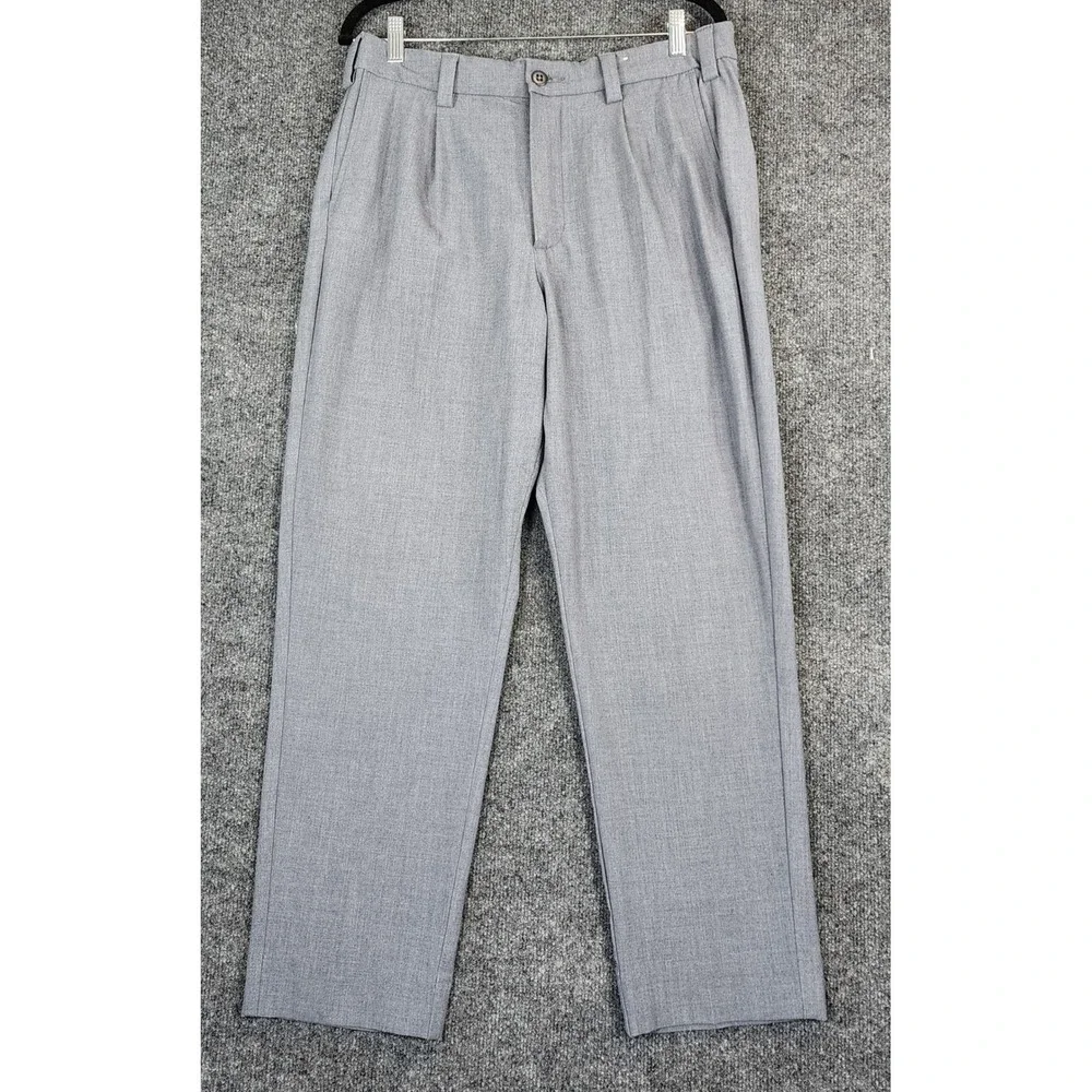 Abercrombie & Fitch Men Old Money Preppy Pleated Trousers Slacks 32x30